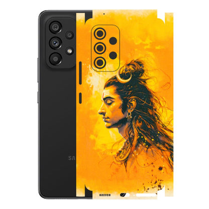 Samsung M/F/Note/Flip and C Phone Skins (All Models) - Shiv Shakti - 3D Embossed Finish (L-14) Samsung Galaxy A53 (5G)