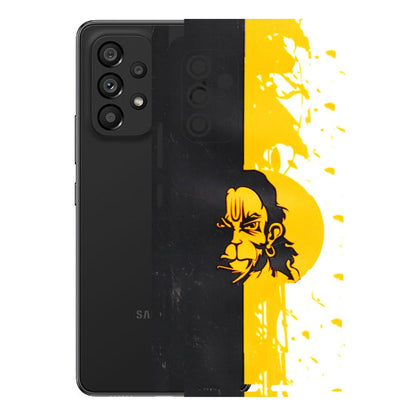 Samsung M/F/Note/Flip and C Phone Skins (All Models) - Bajrangbali - 3D Embossed Finish (L-151) Samsung Galaxy A53 (5G)