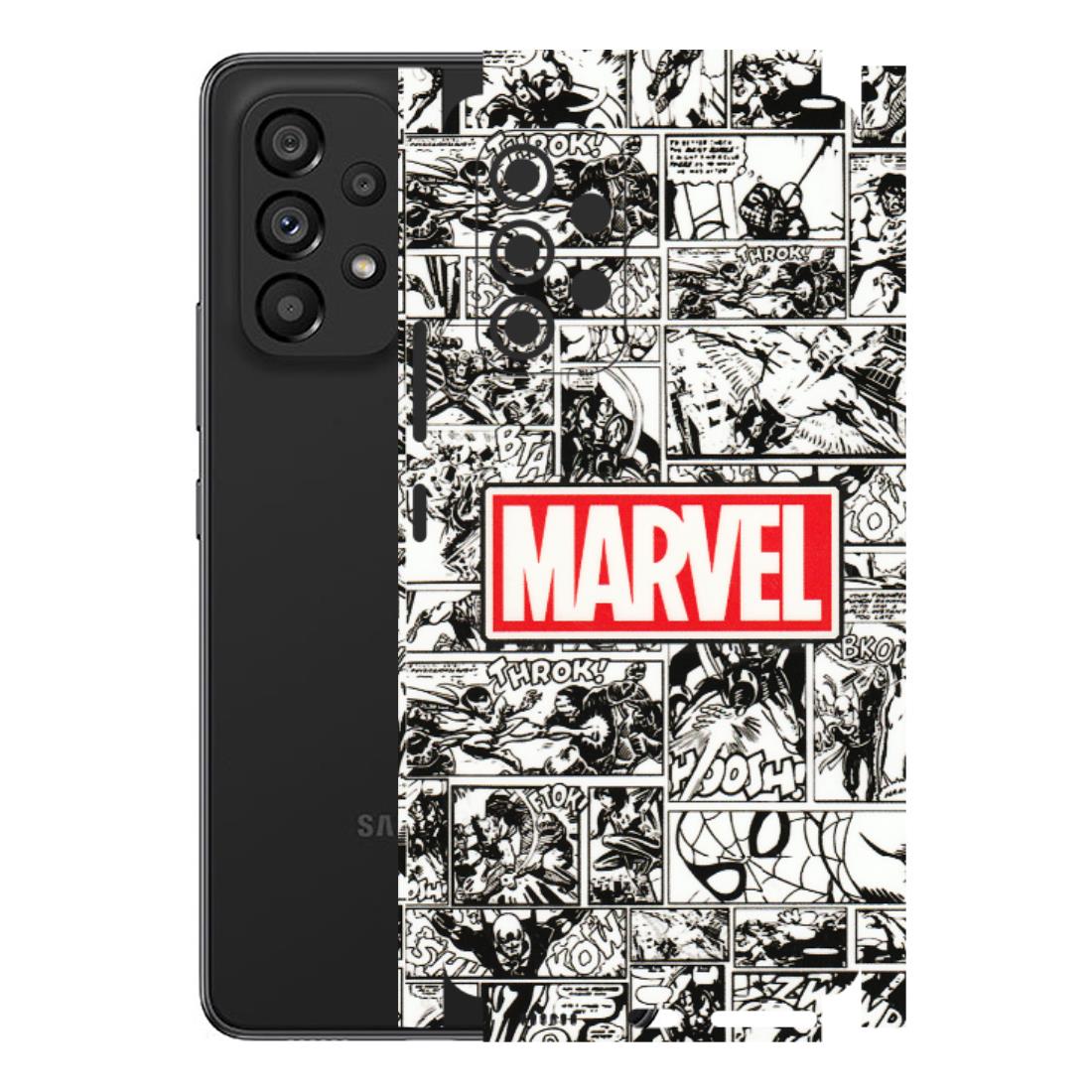 Samsung M/F/Note/Flip and C Phone Skins (All Models) - Marvel Comic - 3D Embossed Finish (L-171) Samsung Galaxy A53 (5G)