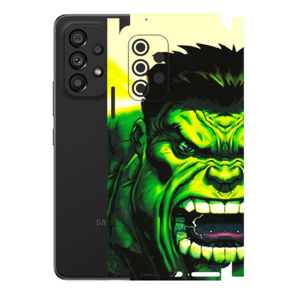 Samsung M/F/Note/Flip and C Phone Skins (All Models) - Hulk - 3D Embossed Finish (L-180) Samsung Galaxy A53 (5G)