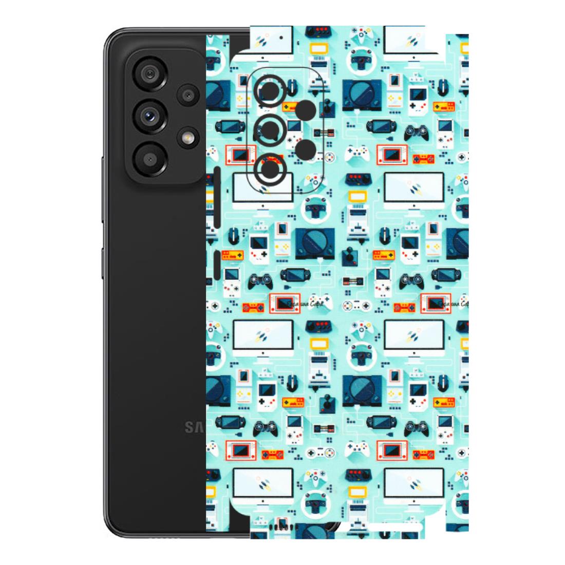 Samsung M/F/Note/Flip and C Phone Skins (All Models) - Gadgets Doodle - 3D Embossed Finish (L-184) Samsung Galaxy A53 (5G)