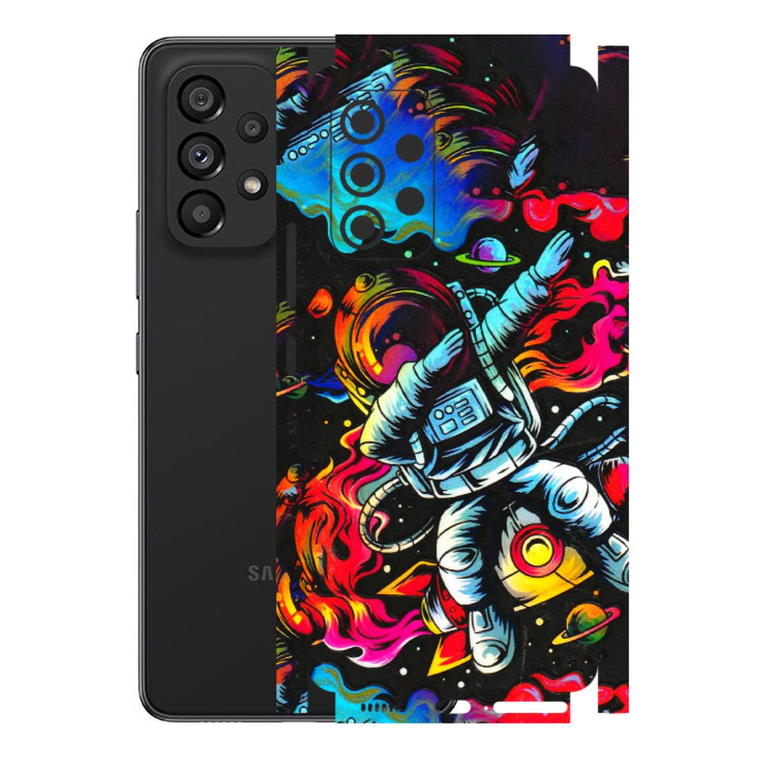 Samsung M/F/Note/Flip and C Phone Skins (All Models) - Astronaut Dope - 3D Embossed Finish (L-191) Samsung Galaxy A53 (5G)