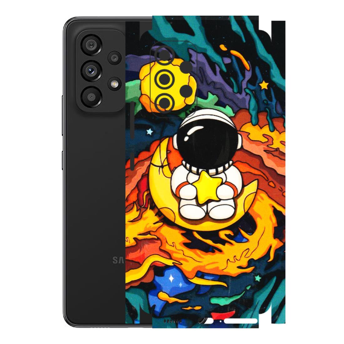 Samsung M/F/Note/Flip and C Phone Skins (All Models) - Baby Astronaut - 3D Embossed Finish (L-197) Samsung Galaxy A53 (5G)