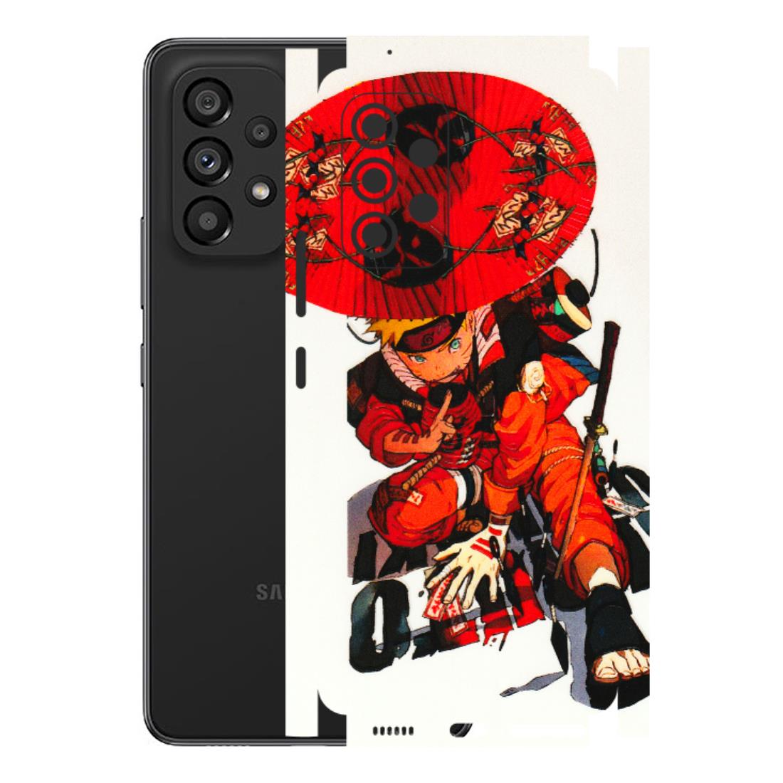 Samsung M/F/Note/Flip and C Phone Skins (All Models) - Naruto - 3D Embossed Finish (L-208) Samsung Galaxy A53 (5G)