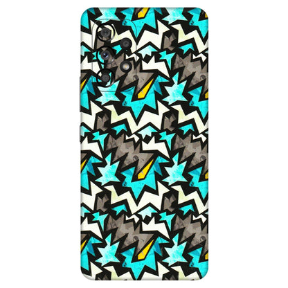 Samsung M/F/Note/Flip and C Phone Skins (All Models) - Funky Zig Zag - 3D Embossed Finish (L-223) Samsung Galaxy A53 (5G)