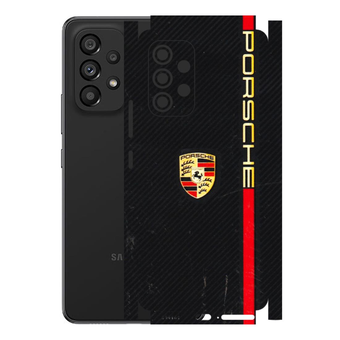 Samsung M/F/Note/Flip and C Phone Skins (All Models) - Premium Porsche - 3D Embossed Finish (L-225) Samsung Galaxy A53 (5G)