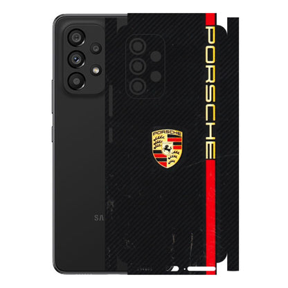 Samsung M/F/Note/Flip and C Phone Skins (All Models) - Premium Porsche - 3D Embossed Finish (L-225) Samsung Galaxy A53 (5G)