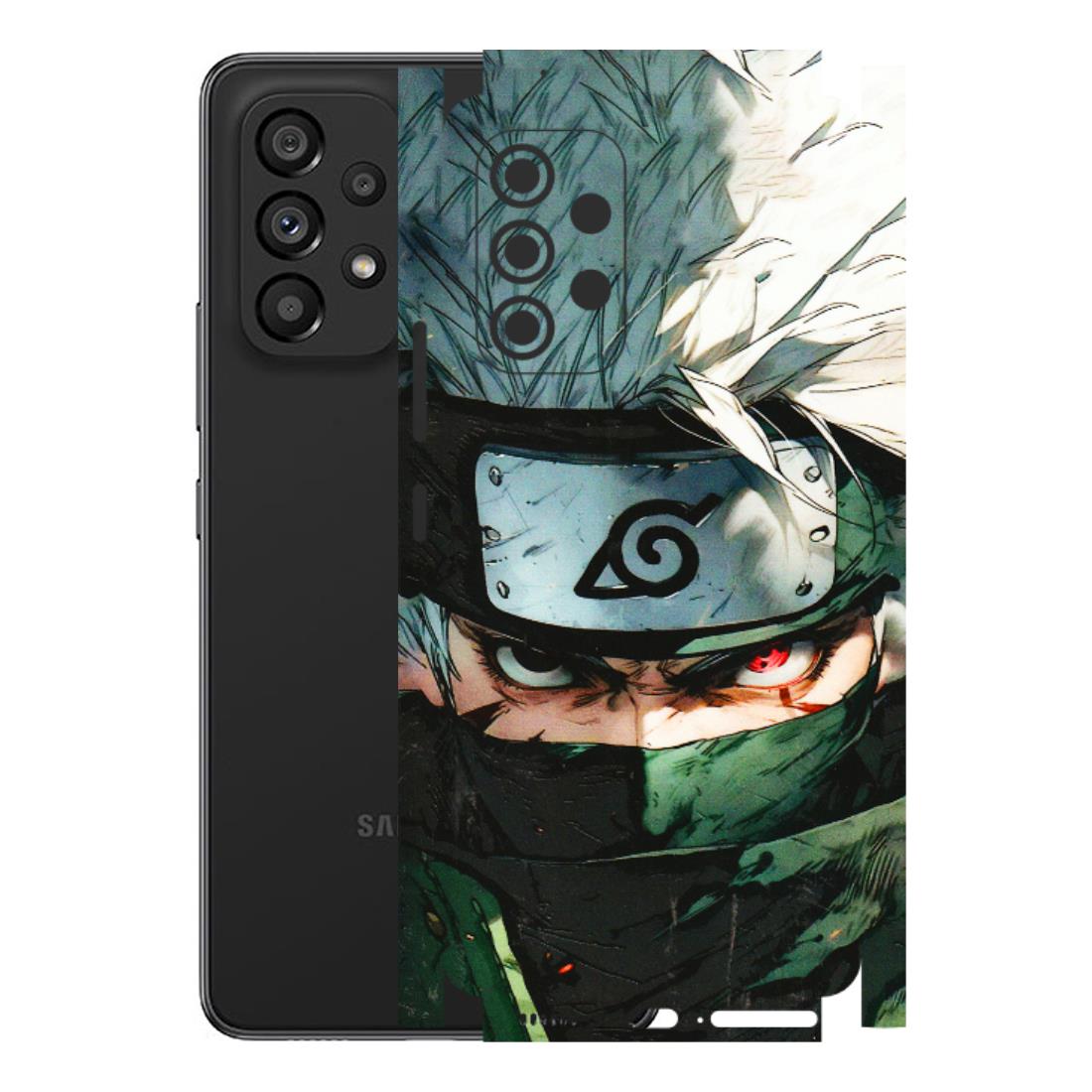 Samsung M/F/Note/Flip and C Phone Skins (All Models) - Kakashi Red Eye Focus - 3D Embossed Finish (L-227) Samsung Galaxy A53 (5G)