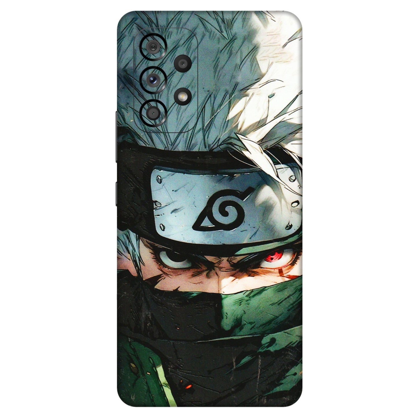Samsung M/F/Note/Flip and C Phone Skins (All Models) - Kakashi Red Eye Focus - 3D Embossed Finish (L-227) Samsung Galaxy A53 (5G)