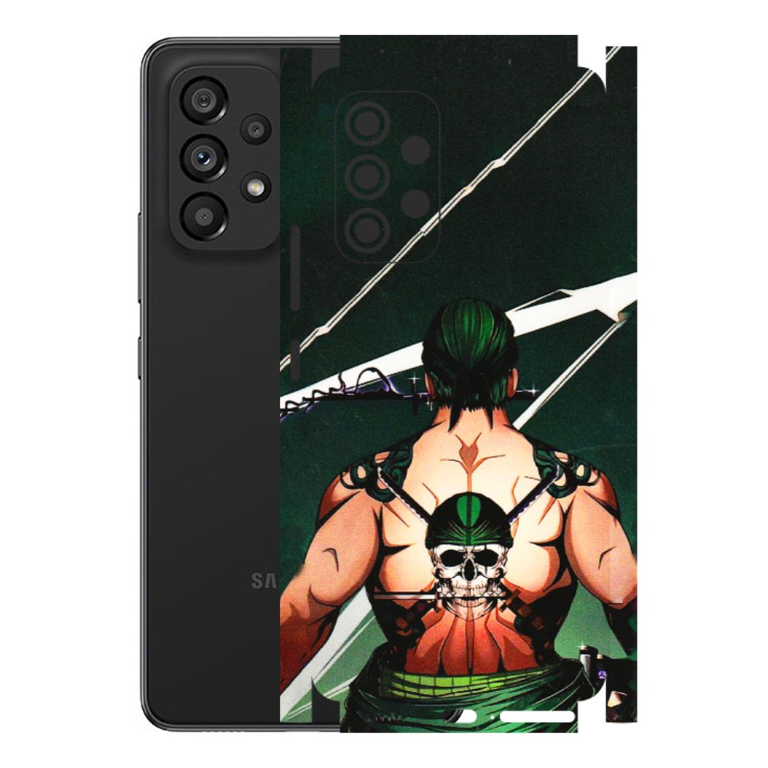 Samsung M/F/Note/Flip and C Phone Skins (All Models) - Zoro Anime - 3D Embossed Finish (L-23) Samsung Galaxy A53 (5G)