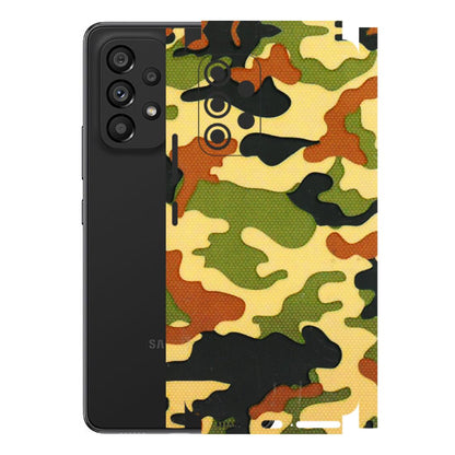 Samsung M/F/Note/Flip and C Phone Skins (All Models) - Indian Military - 3D Embossed Finish (L-234) Samsung Galaxy A53 (5G)