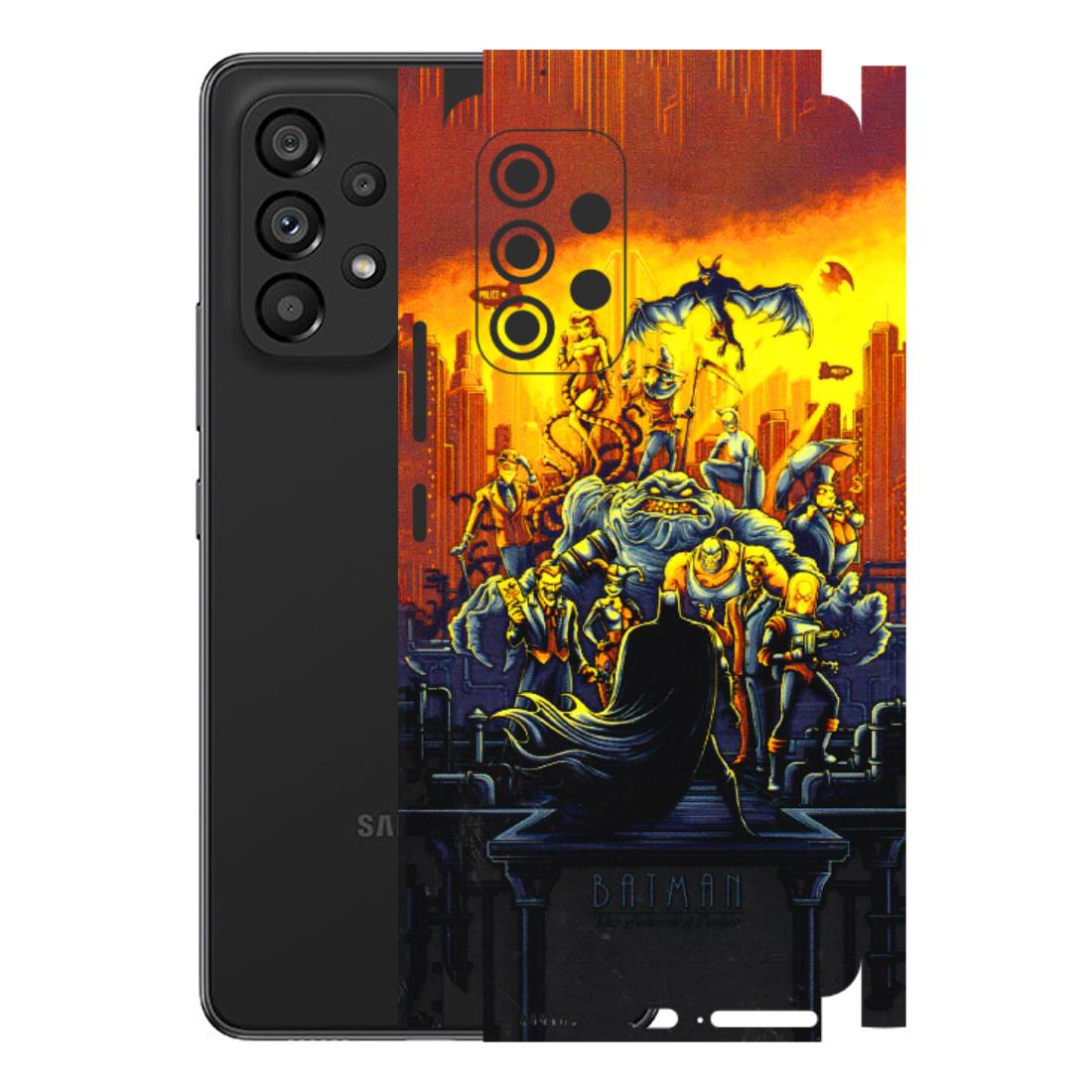 Samsung M/F/Note/Flip and C Phone Skins (All Models) - Games Doodles - 3D Embossed Finish (L-24) Samsung Galaxy A53 (5G)
