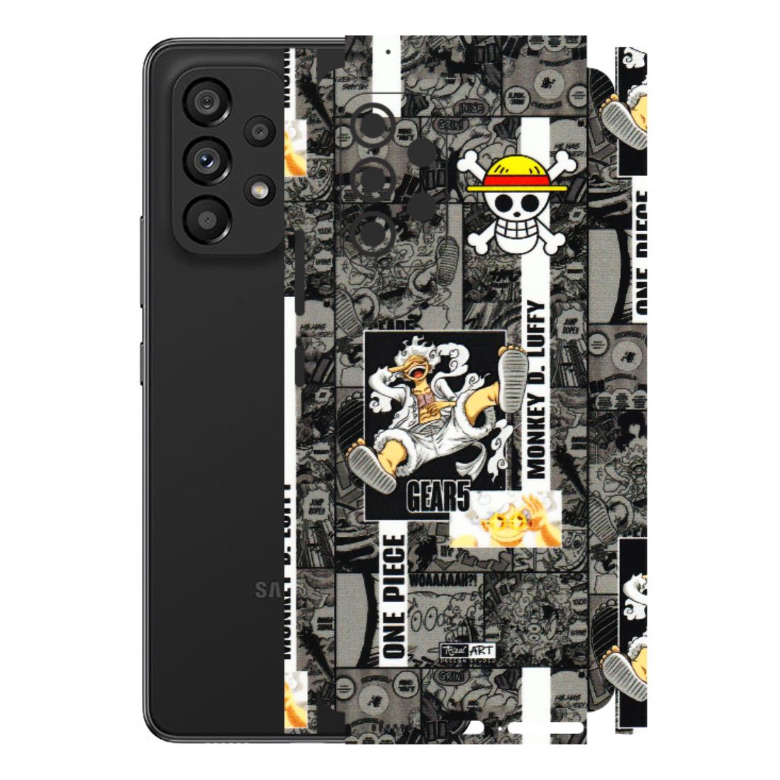 Samsung M/F/Note/Flip and C Phone Skins (All Models) - Cuffy Anime MonkeyCamic - 3D Embossed Finish (L-242) Samsung Galaxy A53 (5G)