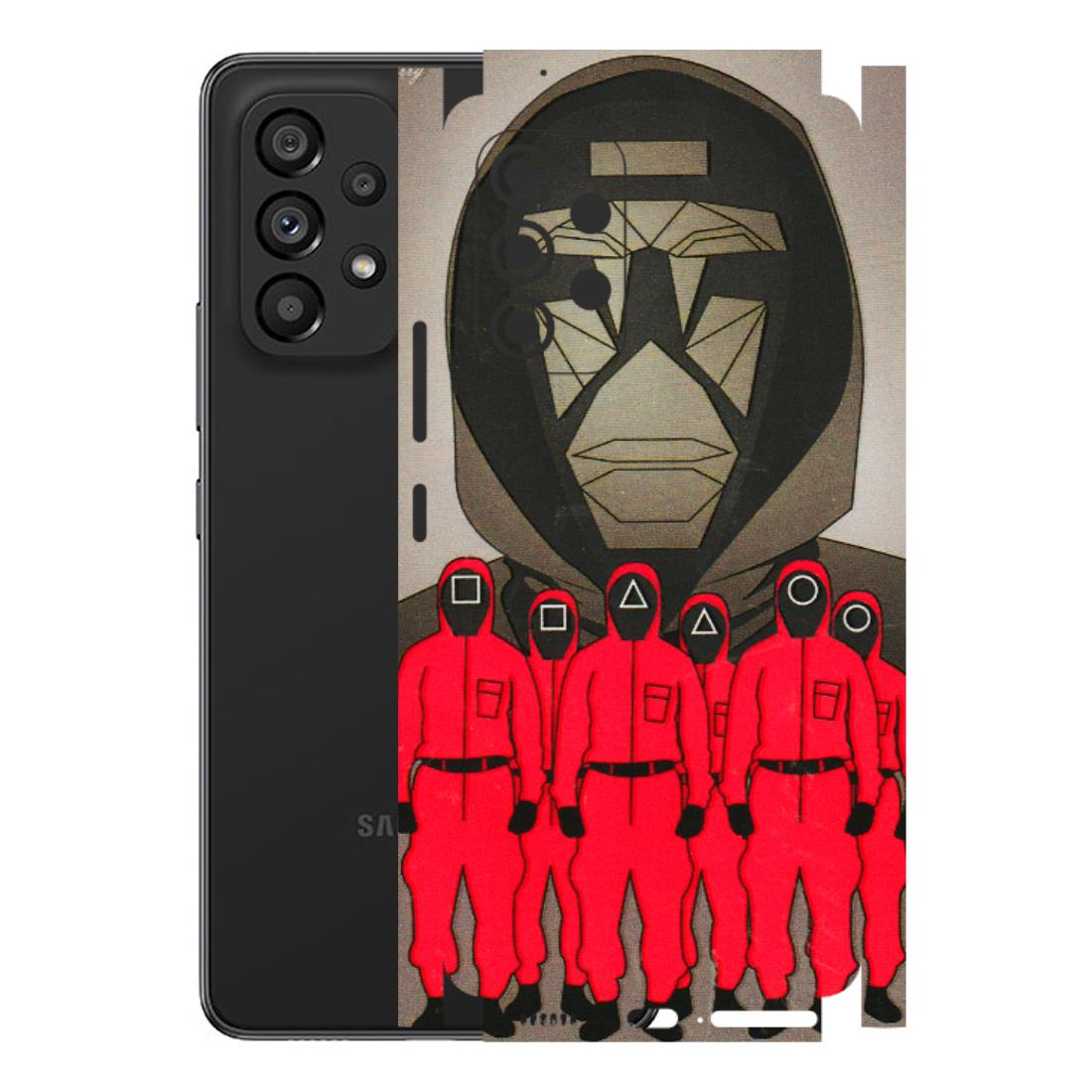 Samsung M/F/Note/Flip and C Phone Skins (All Models) - Squid Game Hero - 3D Embossed Finish (L-245) Samsung Galaxy A53 (5G)