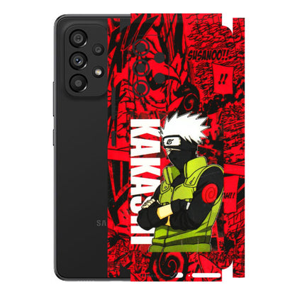 Samsung M/F/Note/Flip and C Phone Skins (All Models) - Kakashi Red Anime - 3D Embossed Finish (L-251) Samsung Galaxy A53 (5G)