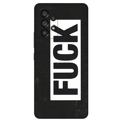 Samsung M/F/Note/Flip and C Phone Skins (All Models) - The F Word - 3D Embossed Finish (L-255) Samsung Galaxy A53 (5G)