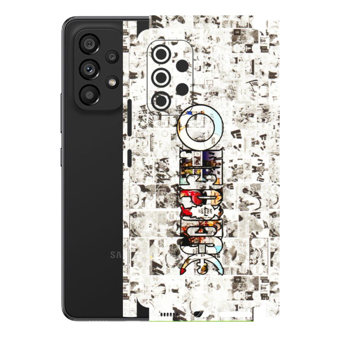 Samsung M/F/Note/Flip and C Phone Skins (All Models) - One Piece Manga - 3D Embossed Finish (L-26) Samsung Galaxy A53 (5G)