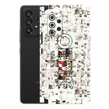 Samsung M/F/Note/Flip and C Phone Skins (All Models) - One Piece Manga - 3D Embossed Finish (L-26) Samsung Galaxy A53 (5G)