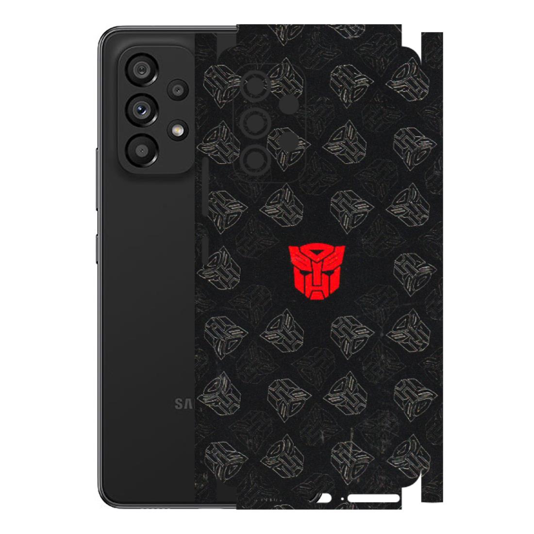 Samsung M/F/Note/Flip and C Phone Skins (All Models) - Transformers Devastation - 3D Embossed Finish (L-301) Samsung Galaxy A53 (5G)