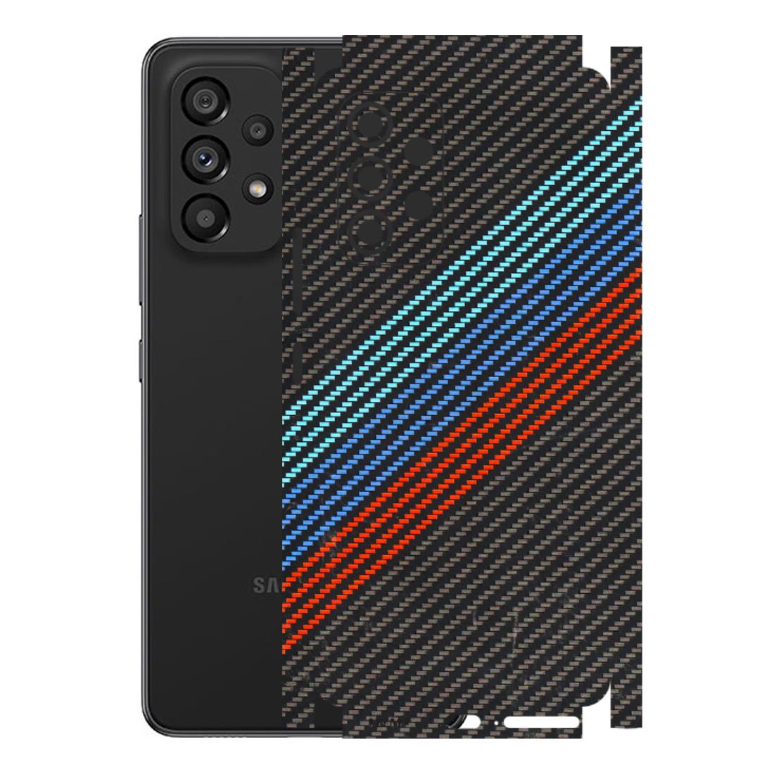 Samsung M/F/Note/Flip and C Phone Skins (All Models) - Carbon BM - 3D Embossed Finish (L-302) Samsung Galaxy A53 (5G)