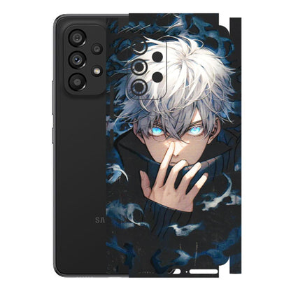 Samsung M/F/Note/Flip and C Phone Skins (All Models) - New Jujutsu Kaisen Anime - 3D Embossed Finish (L-313) Samsung Galaxy A53 (5G)
