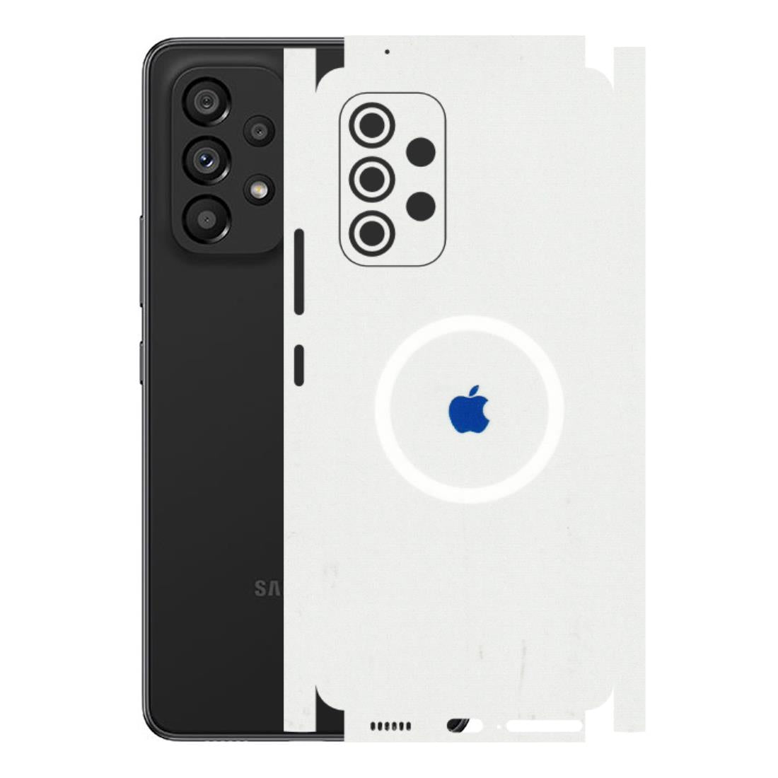 Samsung M/F/Note/Flip and C Phone Skins (All Models) - iPhone Magsafe Logo - 3D Embossed Finish (L-320) Samsung Galaxy A53 (5G)