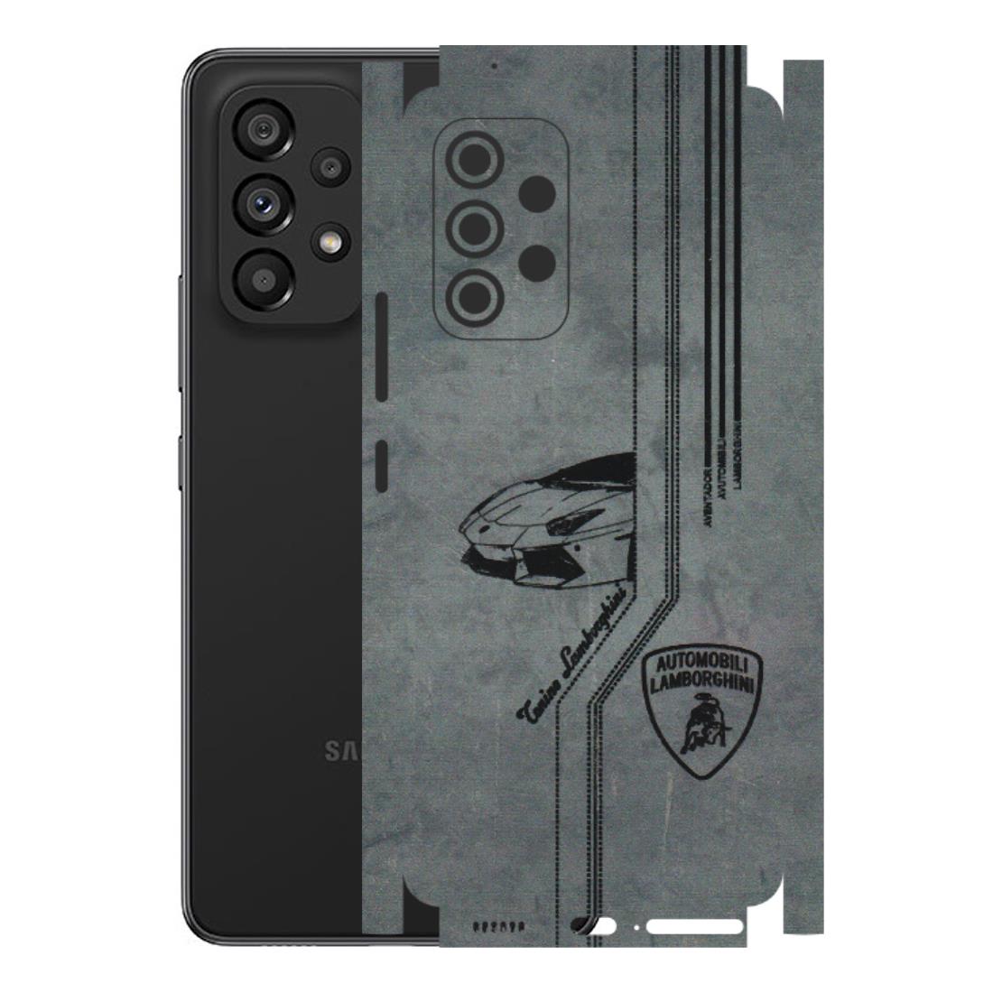 Samsung M/F/Note/Flip and C Phone Skins (All Models) - New Lamborgini Aventador - 3D Embossed Finish (L-321) Samsung Galaxy A53 (5G)
