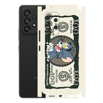 Samsung M/F/Note/Flip and C Phone Skins (All Models) - Tom Hundred Dollar - 3D Embossed Finish (L-324) Samsung Galaxy A53 (5G)