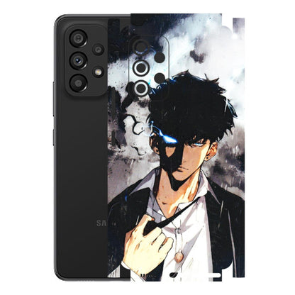Samsung M/F/Note/Flip and C Phone Skins (All Models) - Sung Jinwoo Manhwa Anime - 3D Embossed Finish (L-328) Samsung Galaxy A53 (5G)