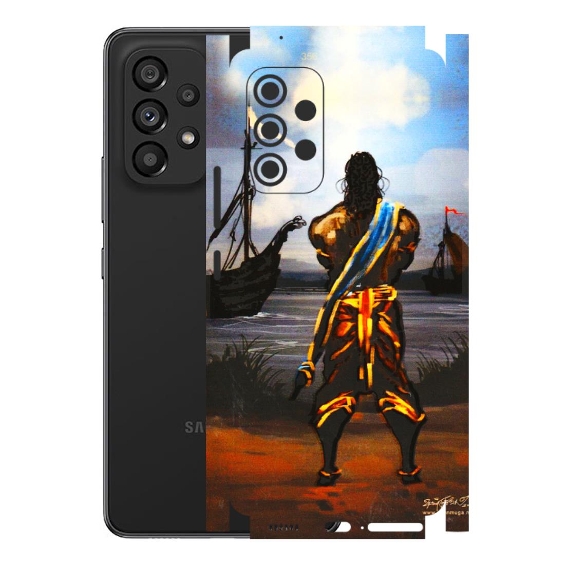 Samsung M/F/Note/Flip and C Phone Skins (All Models) - Heavenly God Figure - 3D Embossed Finish (L-34) Samsung Galaxy A53 (5G)