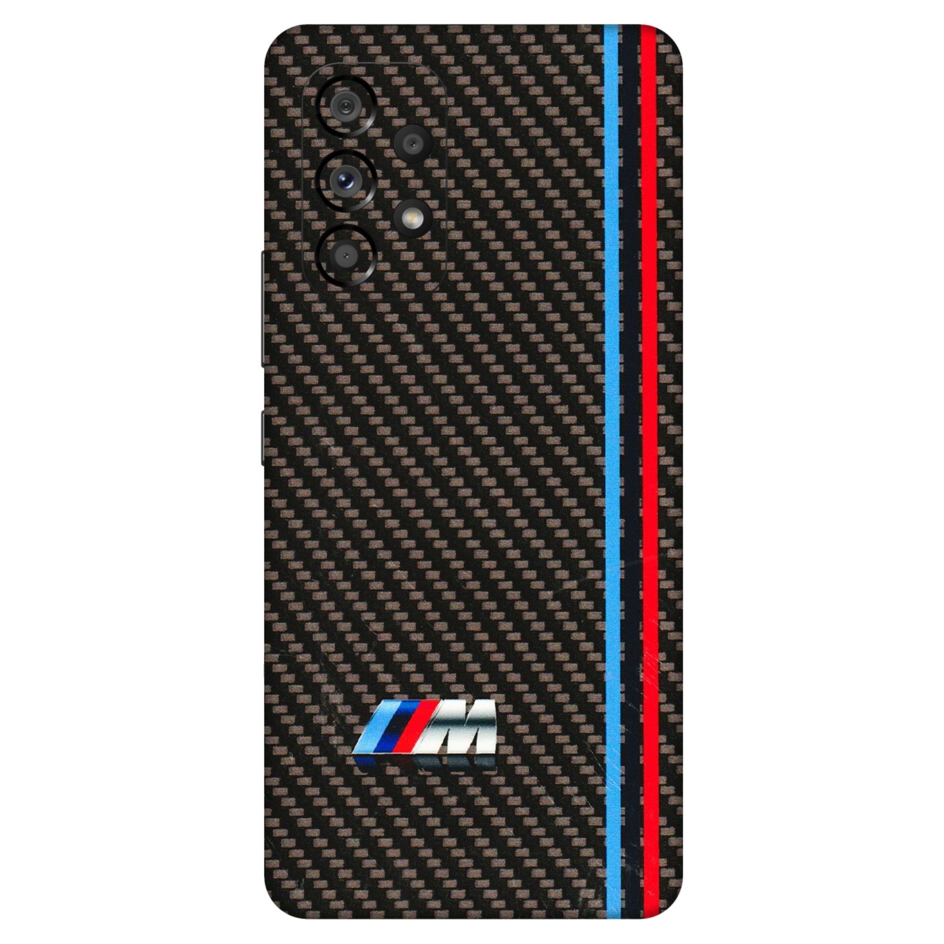 Samsung M/F/Note/Flip and C Phone Skins (All Models) - BM Carbon Fiber Feels - 3D Embossed Finish (L-38) Samsung Galaxy A53 (5G)