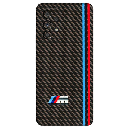 Samsung M/F/Note/Flip and C Phone Skins (All Models) - BM Carbon Fiber Feels - 3D Embossed Finish (L-38) Samsung Galaxy A53 (5G)