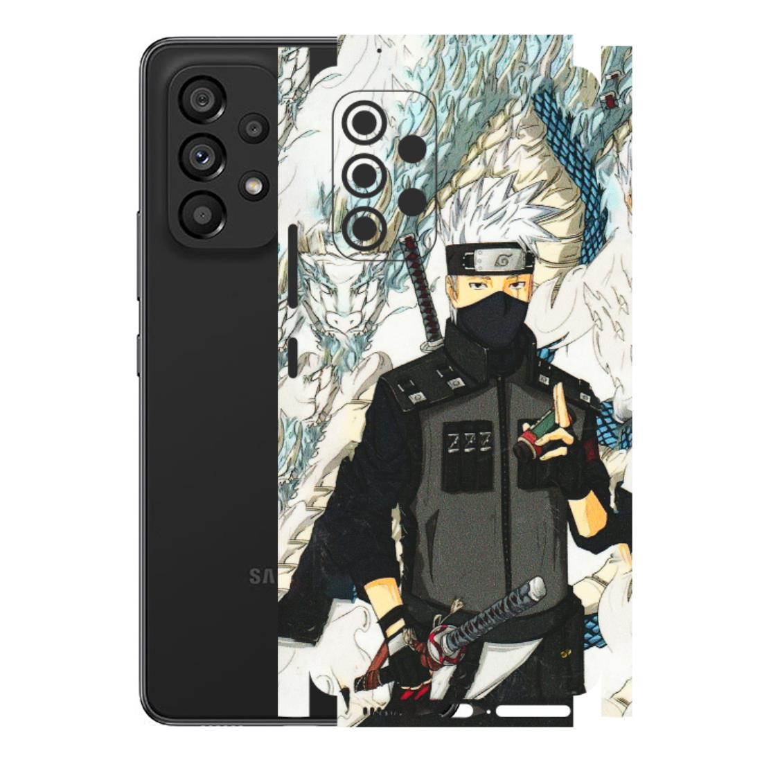 Samsung M/F/Note/Flip and C Phone Skins (All Models) - Kakashi Hatake Naruto Anime - 3D Embossed Finish (L-46) Samsung Galaxy A53 (5G)