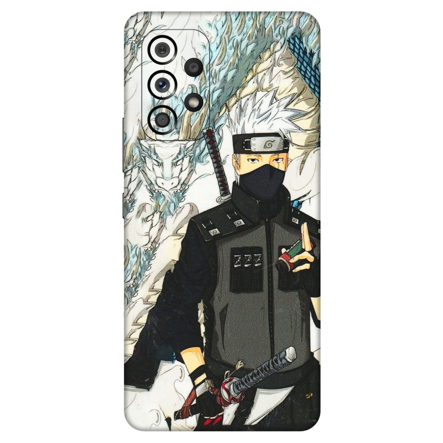 Samsung M/F/Note/Flip and C Phone Skins (All Models) - Kakashi Hatake Naruto Anime - 3D Embossed Finish (L-46) Samsung Galaxy A53 (5G)