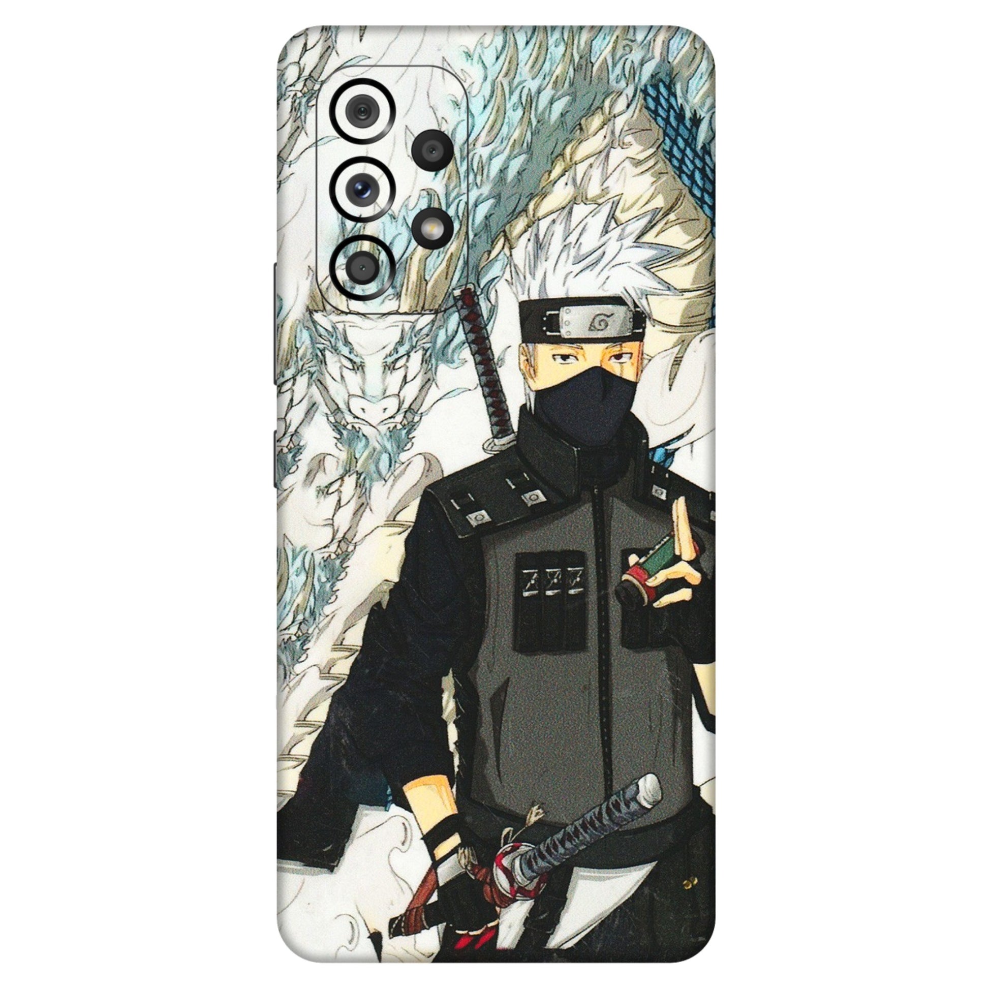 Samsung M/F/Note/Flip and C Phone Skins (All Models) - Kakashi Hatake Naruto Anime - 3D Embossed Finish (L-46) Samsung Galaxy A53 (5G)