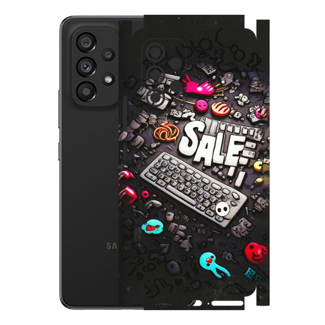 Samsung M/F/Note/Flip and C Phone Skins (All Models) - Gadgets Sale - 3D Embossed Finish (L-50) Samsung Galaxy A53 (5G)