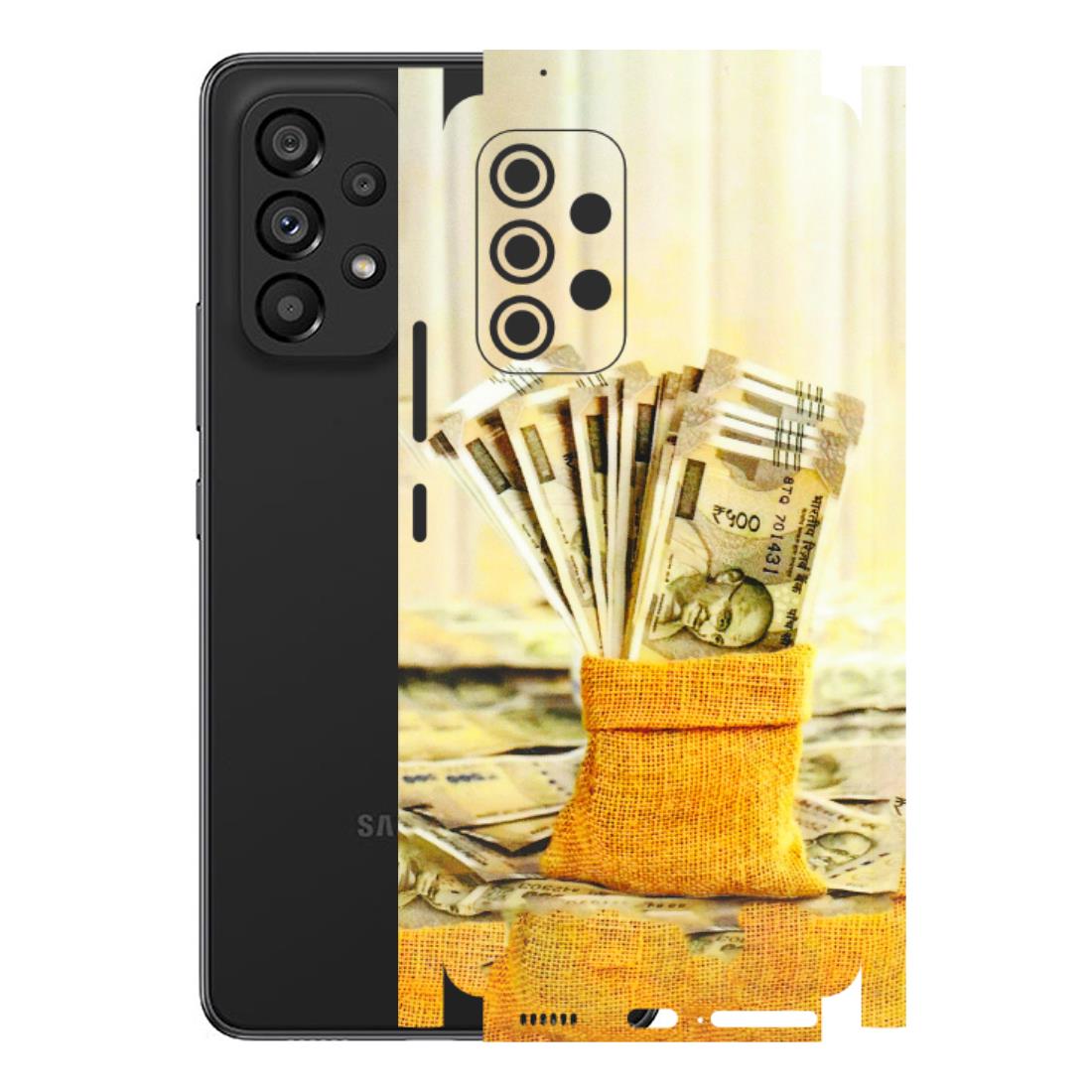 Samsung M/F/Note/Flip and C Phone Skins (All Models) - Show Me The Money - 3D Embossed Finish (L-52) Samsung Galaxy A53 (5G)
