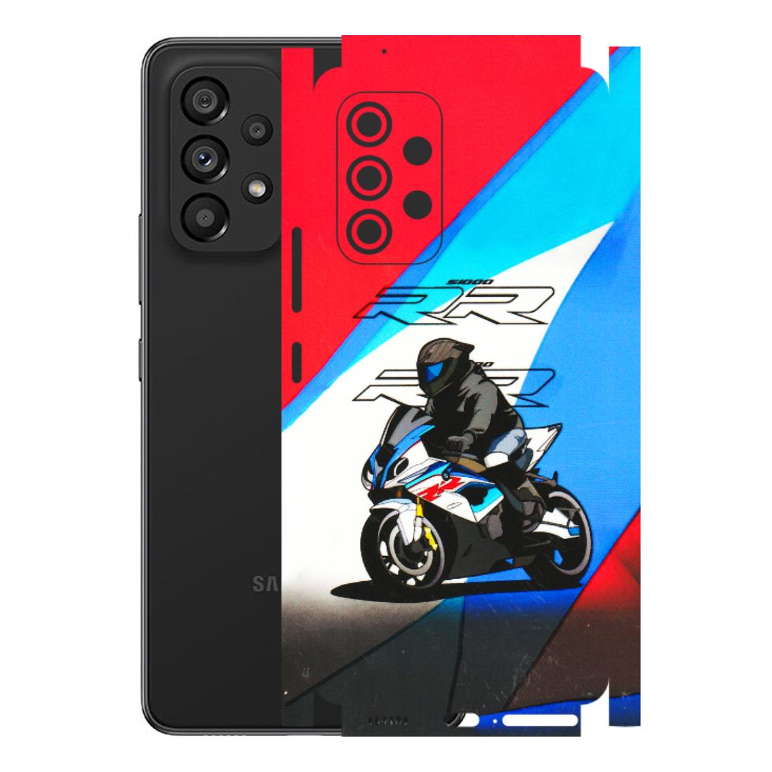Samsung M/F/Note/Flip and C Phone Skins (All Models) - Bikers Love - 3D Embossed Finish (L-58) Samsung Galaxy A53 (5G)