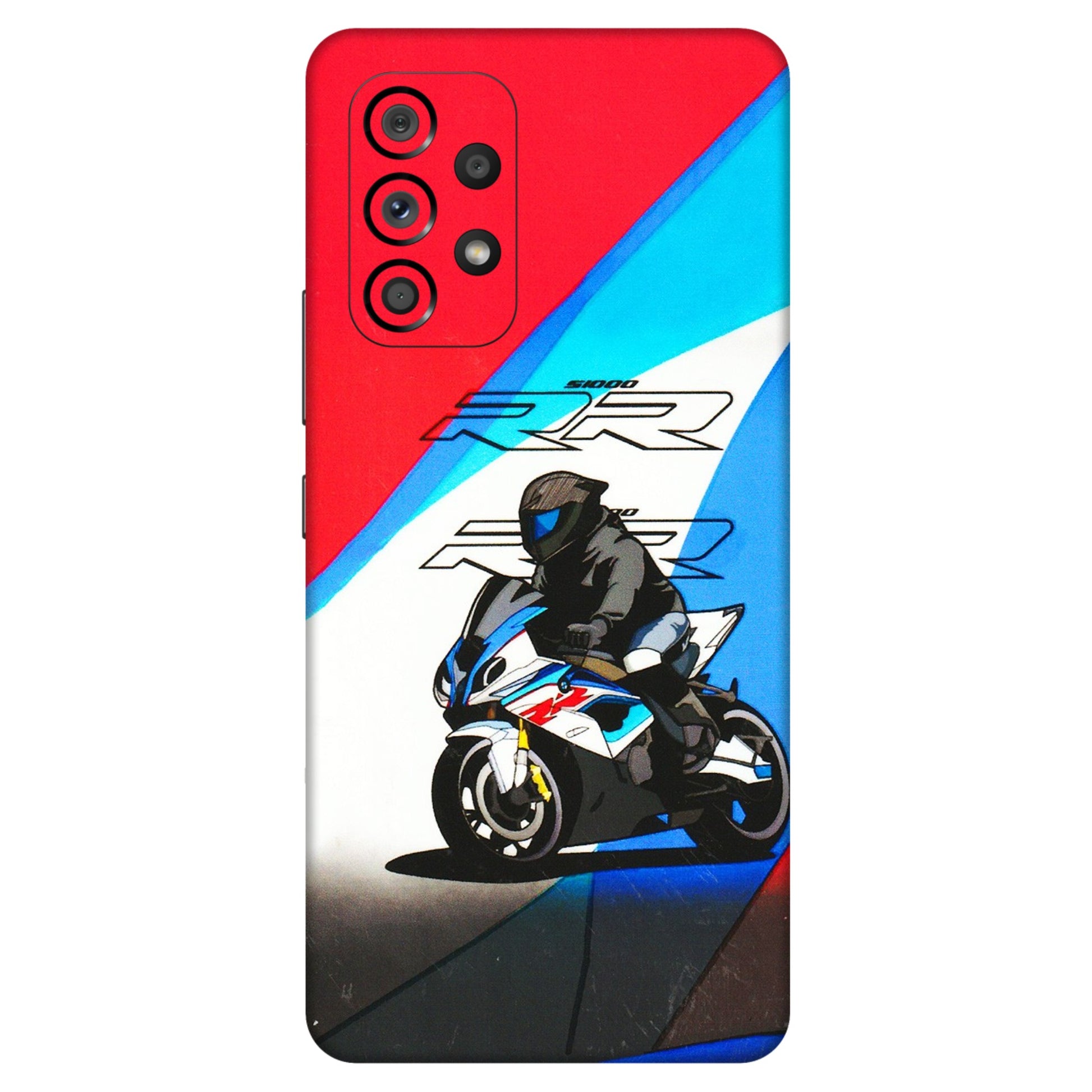 Samsung M/F/Note/Flip and C Phone Skins (All Models) - Bikers Love - 3D Embossed Finish (L-58) Samsung Galaxy A53 (5G)