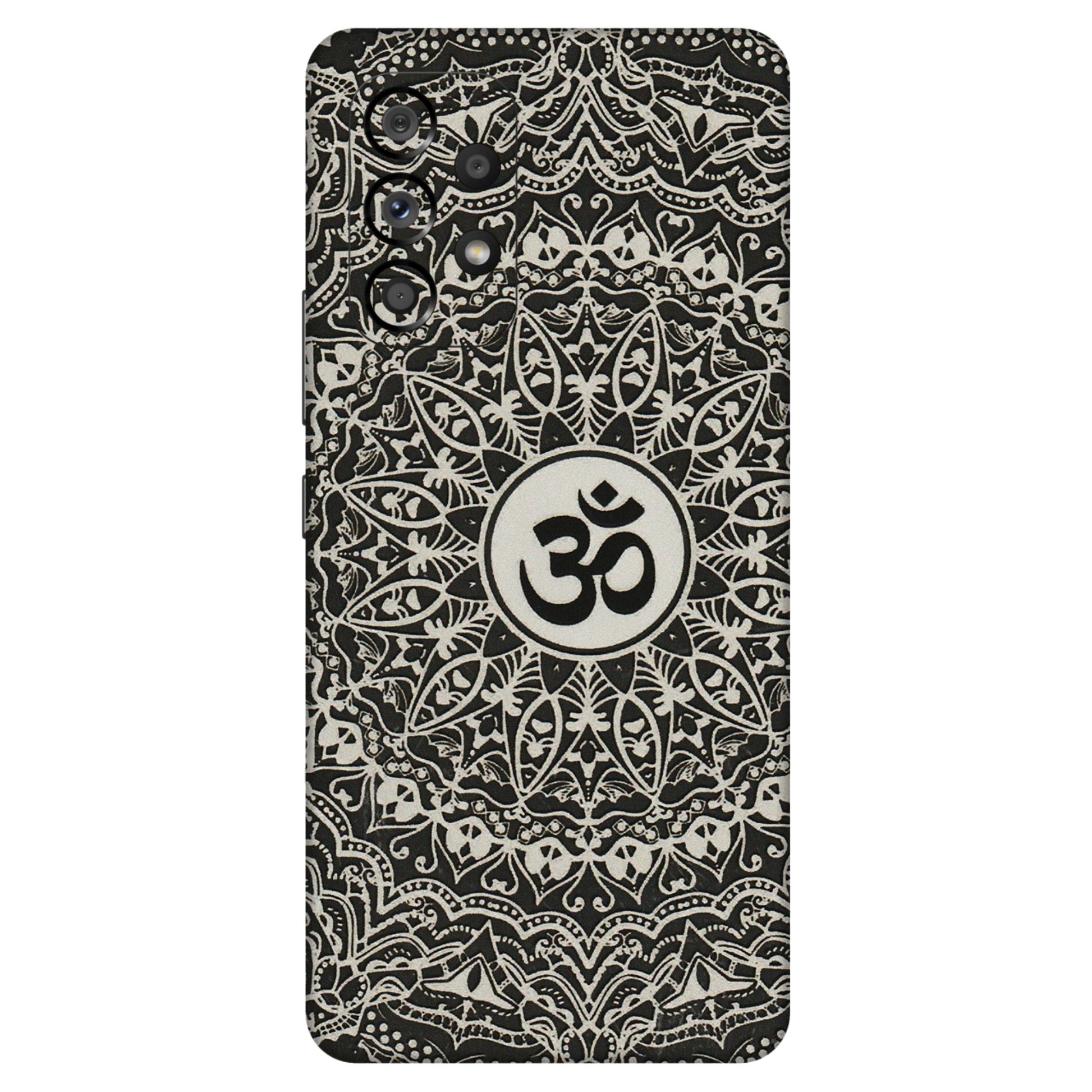 Samsung M/F/Note/Flip and C Phone Skins (All Models) - Aum Elegant Mandala - 3D Embossed Finish (L-62) Samsung Galaxy A53 (5G)