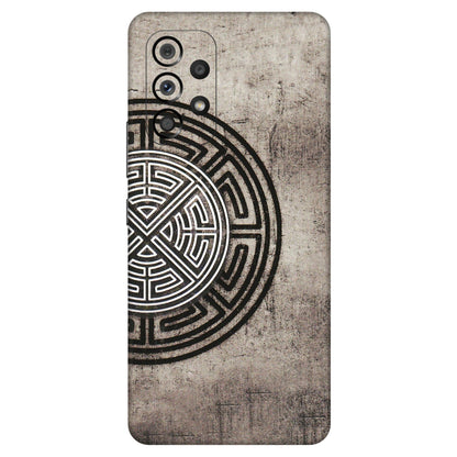 Samsung M/F/Note/Flip and C Phone Skins (All Models) - Mysterious Circular Design - 3D Embossed Finish (L-63) Samsung Galaxy A53 (5G)