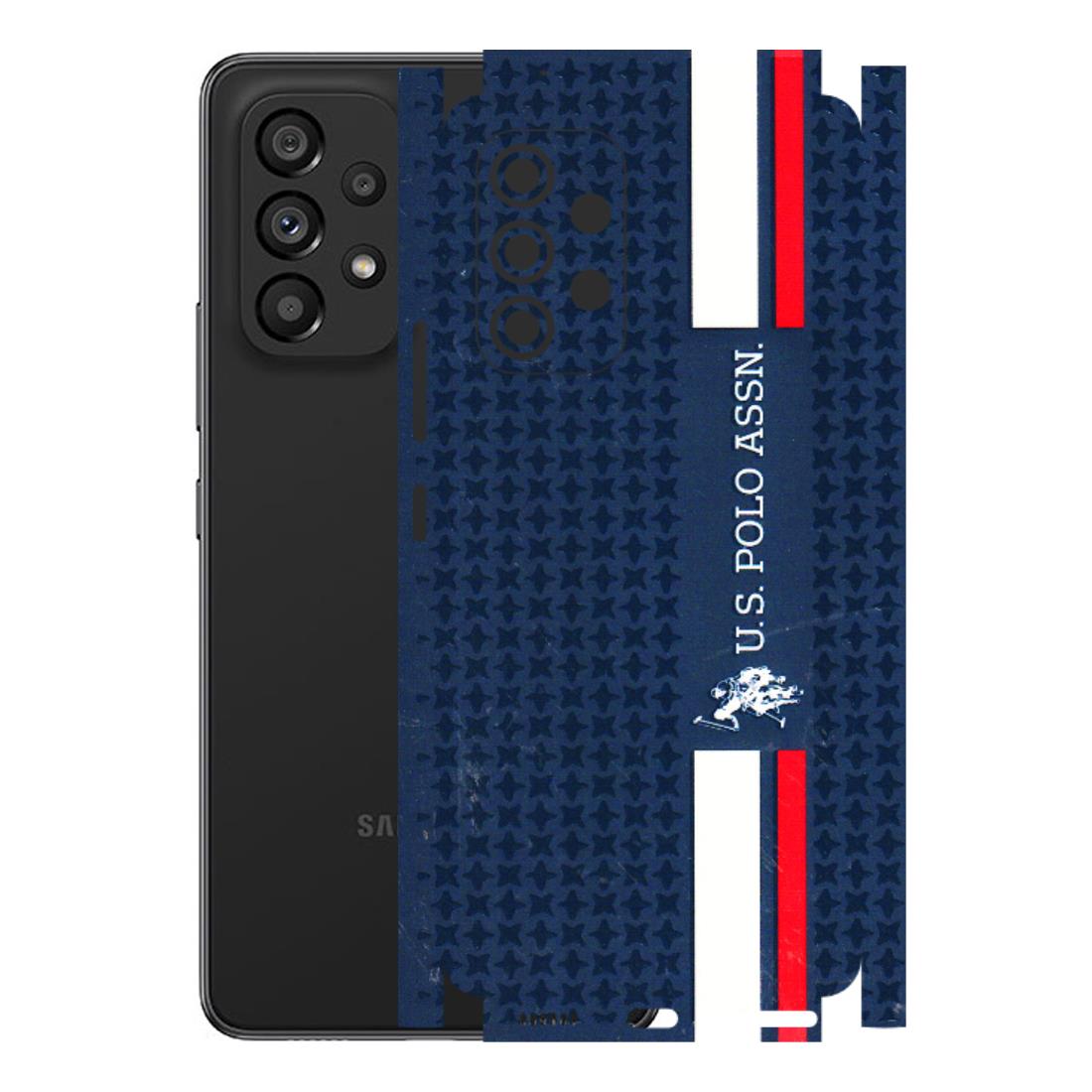 Samsung M/F/Note/Flip and C Phone Skins (All Models) - US POLO Designer Brand - 3D Embossed Finish (L-65) Samsung Galaxy A53 (5G)
