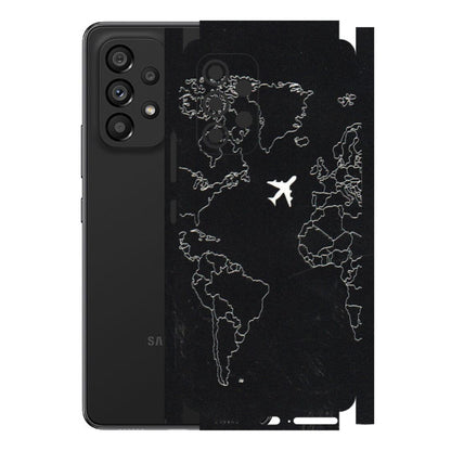 Samsung M/F/Note/Flip and C Phone Skins (All Models) - Never Ending Travel - 3D Embossed Finish (L-79) Samsung Galaxy A53 (5G)