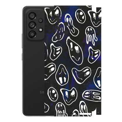 Samsung M/F/Note/Flip and C Phone Skins (All Models) - Distorted Smileys - 3D Embossed Finish (L-92) Samsung Galaxy A53 (5G)