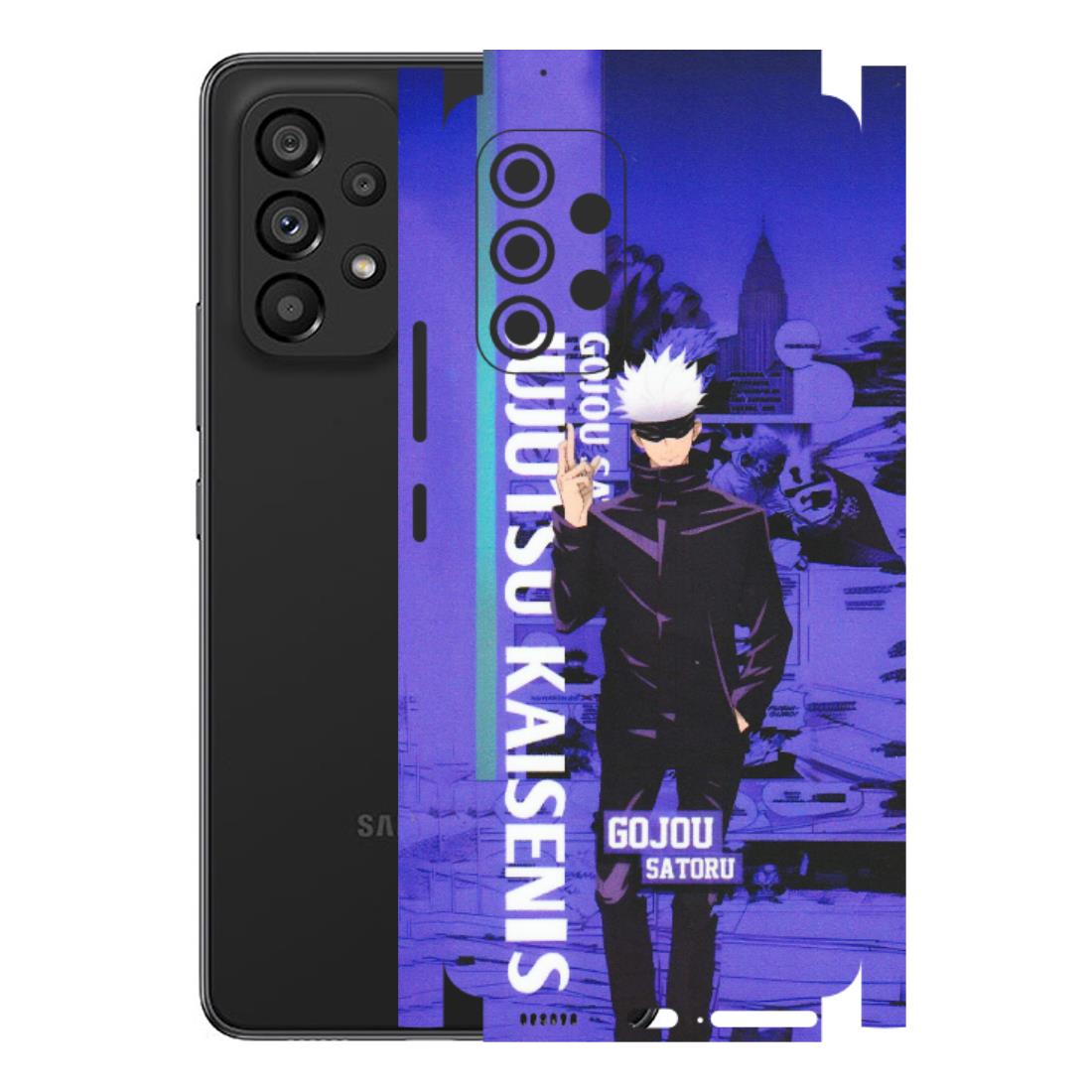 Samsung M/F/Note/Flip and C Phone Skins (All Models) - Jujutsu Kaisen Gojo - Matte Finish (M-05) Samsung Galaxy A53 (5G)