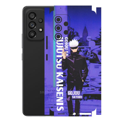 Samsung M/F/Note/Flip and C Phone Skins (All Models) - Jujutsu Kaisen Gojo - Matte Finish (M-05) Samsung Galaxy A53 (5G)