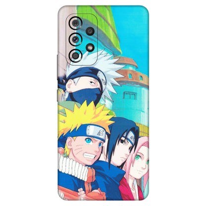 Samsung M/F/Note/Flip and C Phone Skins (All Models) - Team Minato And Kakashi - Matte Finish (M-101) Samsung Galaxy A53 (5G)