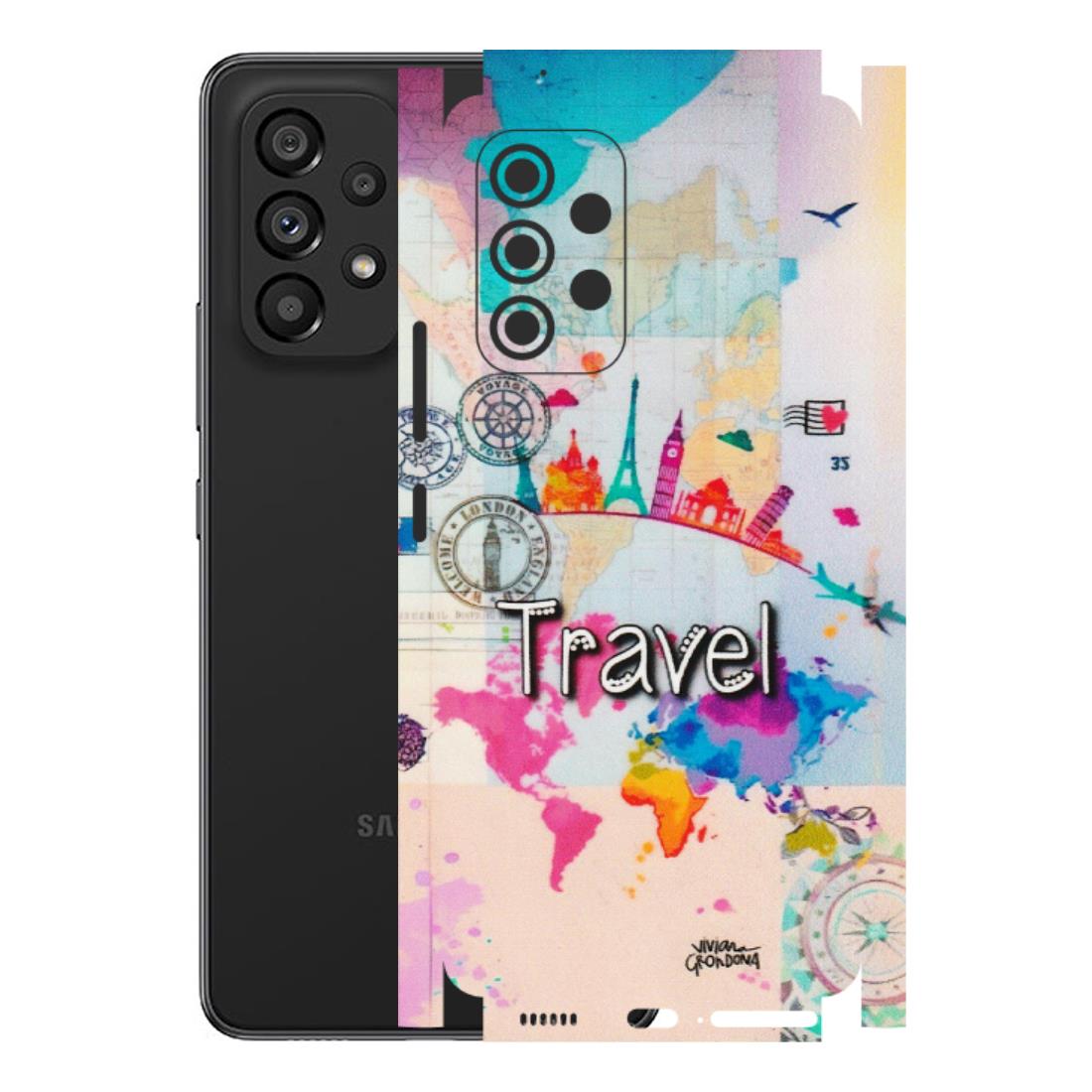 Samsung M/F/Note/Flip and C Phone Skins (All Models) - Travel The Wonders - Matte Finish (M-108) Samsung Galaxy A53 (5G)
