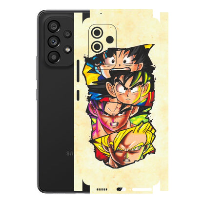 Samsung M/F/Note/Flip and C Phone Skins (All Models) - Angry Multi Anime - Matte Finish (M-113) Samsung Galaxy A53 (5G)
