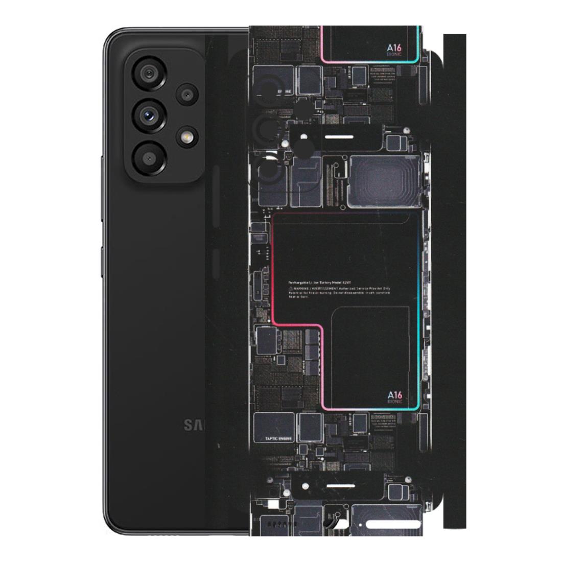 Samsung M/F/Note/Flip and C Phone Skins (All Models) - Motherboard Circuit Layout - Matte Finish (M-117) Samsung Galaxy A53 (5G)